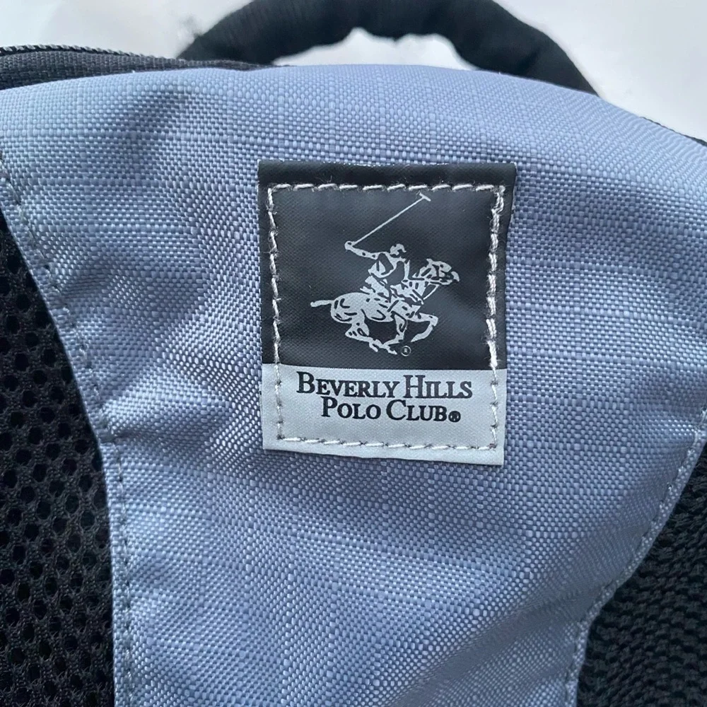 Beverly Hills Polo Club Black and Gray Backpack